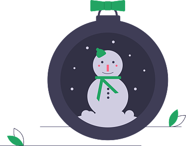 雪人圣誕裝飾球