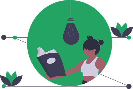 丸子頭女生挑燈夜讀/女孩在電燈下認(rèn)真地讀書