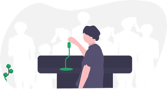 高級中學(xué)邀請歷屆優(yōu)秀學(xué)生代表回校進(jìn)行高考動員演講