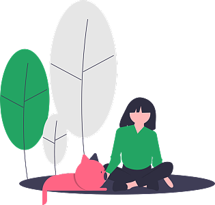 女子把她的寵物貓當(dāng)成好朋友
