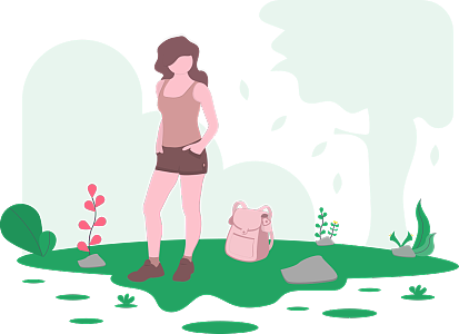 生態(tài)環(huán)境科研人員到野外進(jìn)行實(shí)地考察