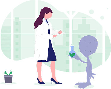 女研究博士的外星科学研究