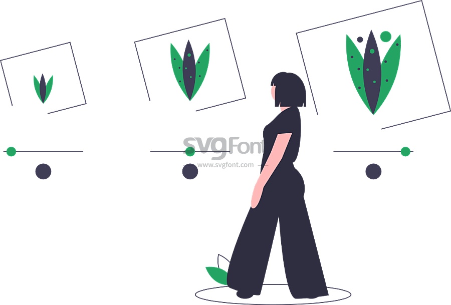 女子在智能手机(电脑)上编辑图片/调整图片大小