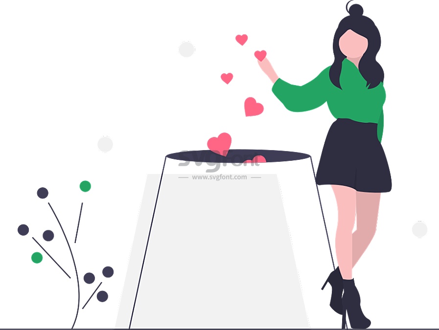 女子追求自由浪漫的爱情