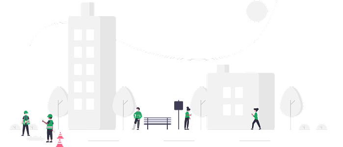 城市中不同人群不同职业的生活场景