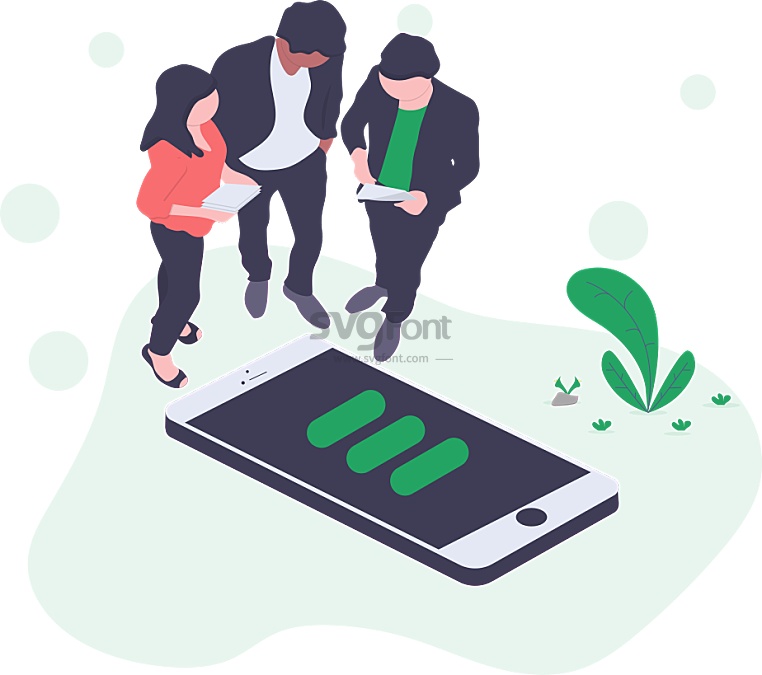三名测试工程师在APP上线前进行全面测试