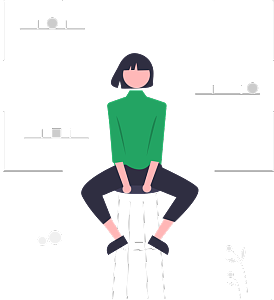 酒吧成为大都市年轻人的一种生活消遣/女子坐在酒吧凳上模仿骑马的动作