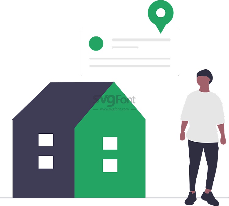 男子给寄件人确认住房的具体地址