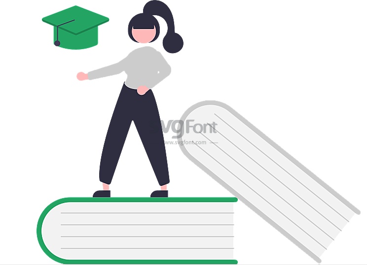 女子通过多年的钻研学习成为了博士后