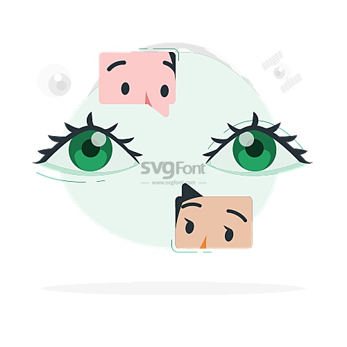 每个人眼睛的特征都不太一样
